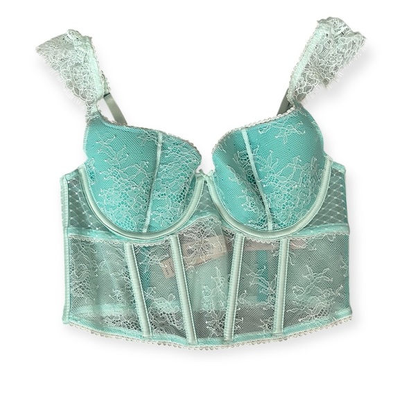 Victoria Secret dream Angels lace cap- sleeve corset - Picture 5 of 7